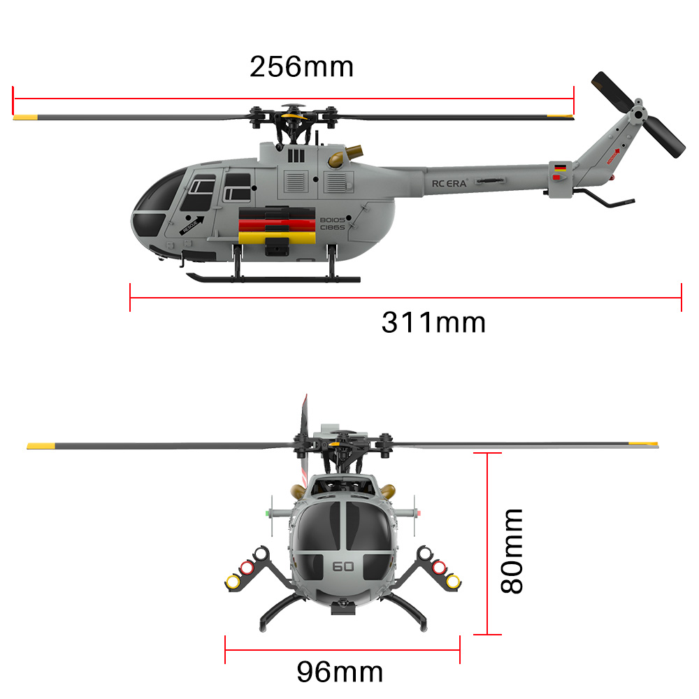 طائرة هليكوبتر RC ERA C186S BO - مراجعة Rc Helicopter Gyro وسعره